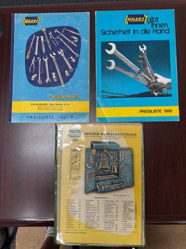 Hazet tool catalogs - hazet, (vintage)